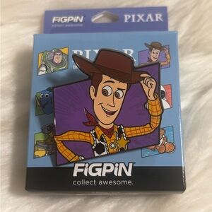 Pixar Woody FigPin Enamel Pin New Opened Blind Box